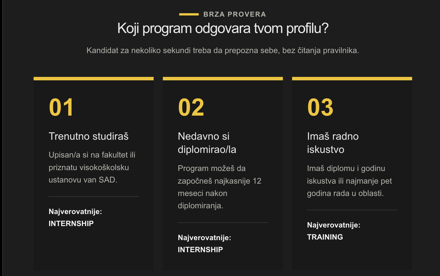 strucna praksa u americi